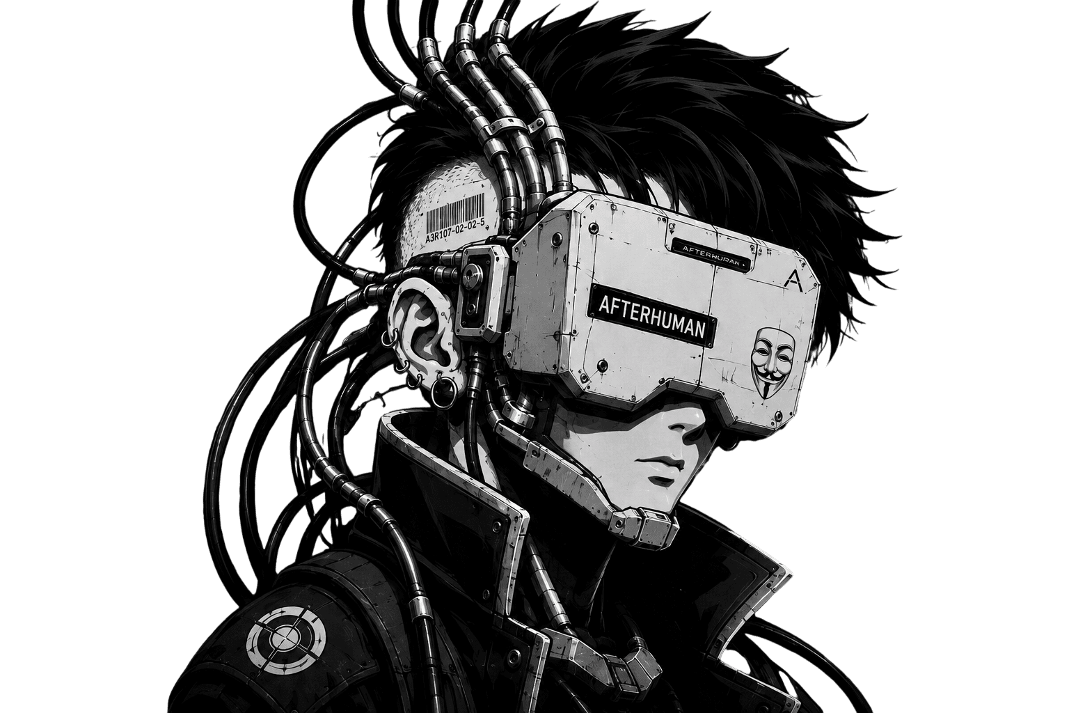 Afterhuman cybernetic character